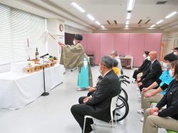 新年のお祓い｜長岡三古老人福祉会