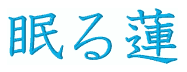 眠る蓮