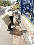 花見のあとは🧹｜長岡三古老人福祉会