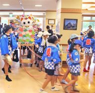 こども神輿が訪れました｜長岡三古老人福祉会