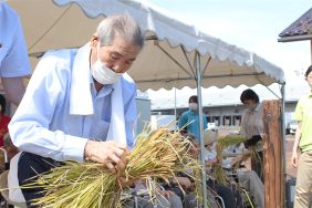 稲刈り🌾｜長岡三古老人福祉会