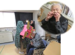 デイサービス川崎東　新春イベント！「笑う門には福来る」｜長岡三古老人福祉会