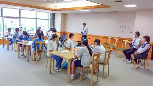 江陽中学校 職場見学｜長岡三古老人福祉会